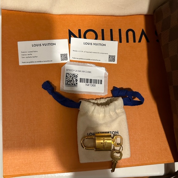 SOLD New in Box Louis Vuitton Speedy Bandoulière 25 Damier Canvas Ebene - Picture 12 of 16